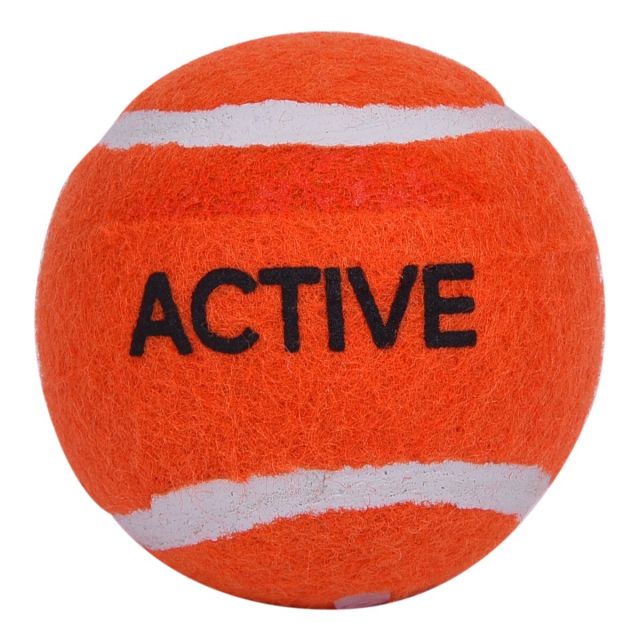 Glenand Active Squeak Tennis Ball Dog Toy 6.3 cm - Orange