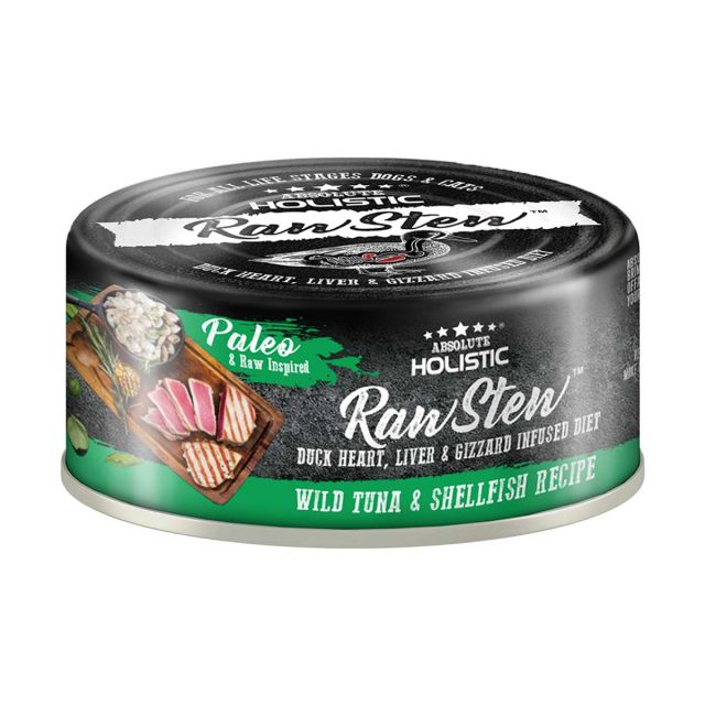 Absolute Holistic Raw Stew Wild Tuna & Shellfish Recipe Dog & Cat Wet Food - 80 gm