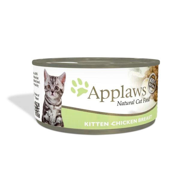 Applaws Chicken Breast Canned Kitten Wet Food -70 gm