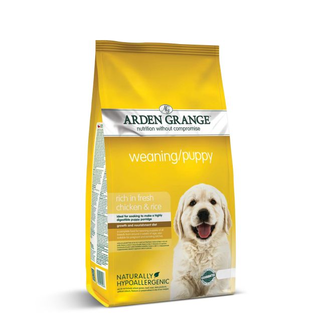 Arden Grange Weaning Puppy Fresh Chicken & Rice Dry Food - 2 kg
