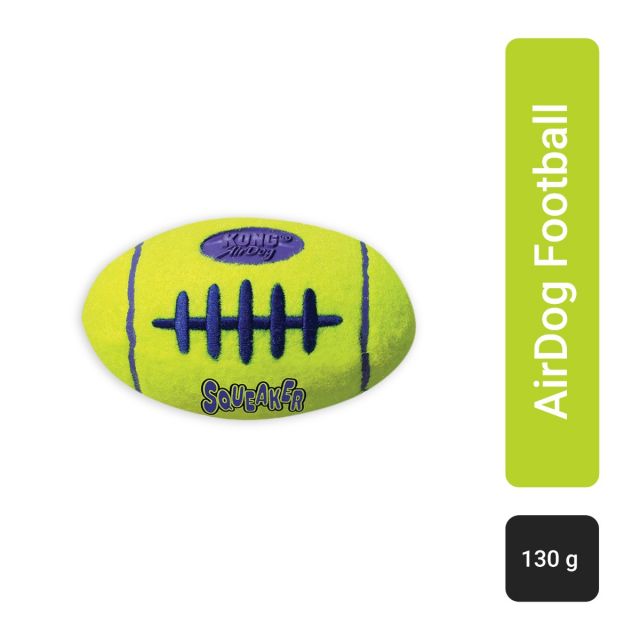 Kong Air Dog Football Squeaker Toy - Medium