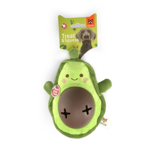 FOFOS Cute Treat Dispensing Toy-Avocado