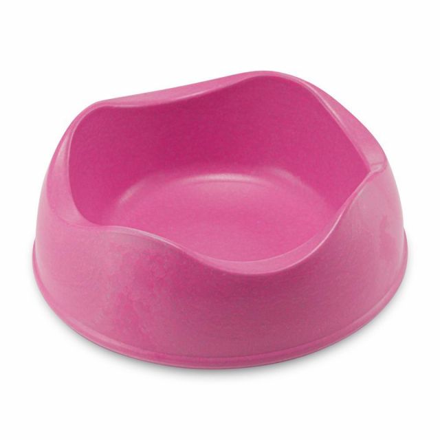 Beco Bamboo Dog Bowl Pink - Extra Small