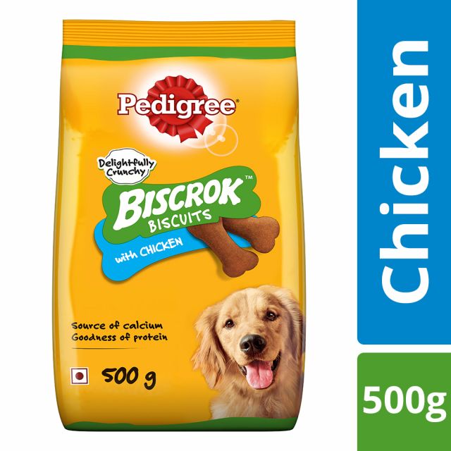 Pedigree Biscrok Chicken Flavor Dog Biscuits