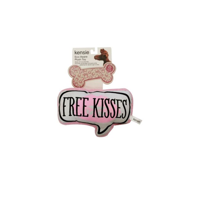 Black Decker Free Kisses Plush Dog Toy   