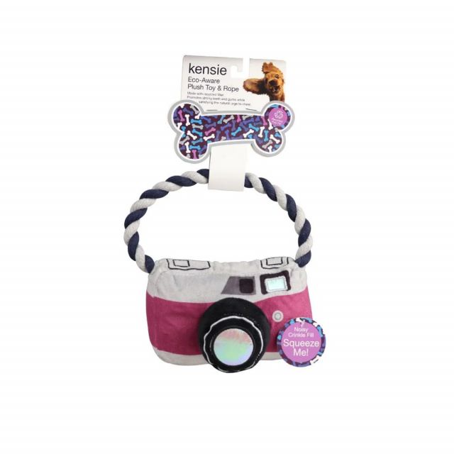 Black Decker Camera Plush Dog Toy  