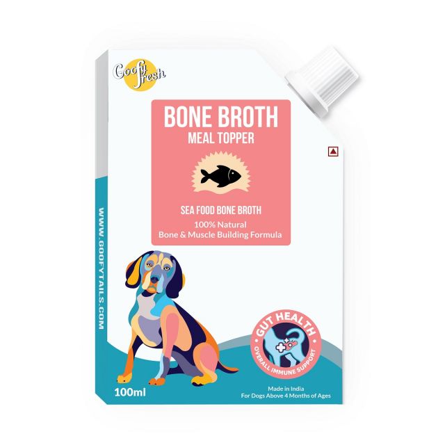 Goofy Fresh Sea Food Bone Broth for Dogs, Cats and Puppies - 100 ml