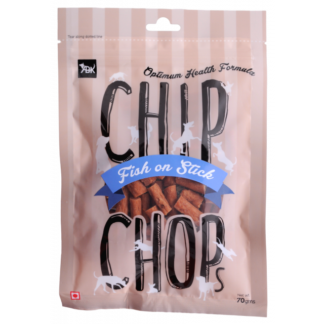 Chip Chops Fish on Stick Dog Meaty Treat - 70 gm