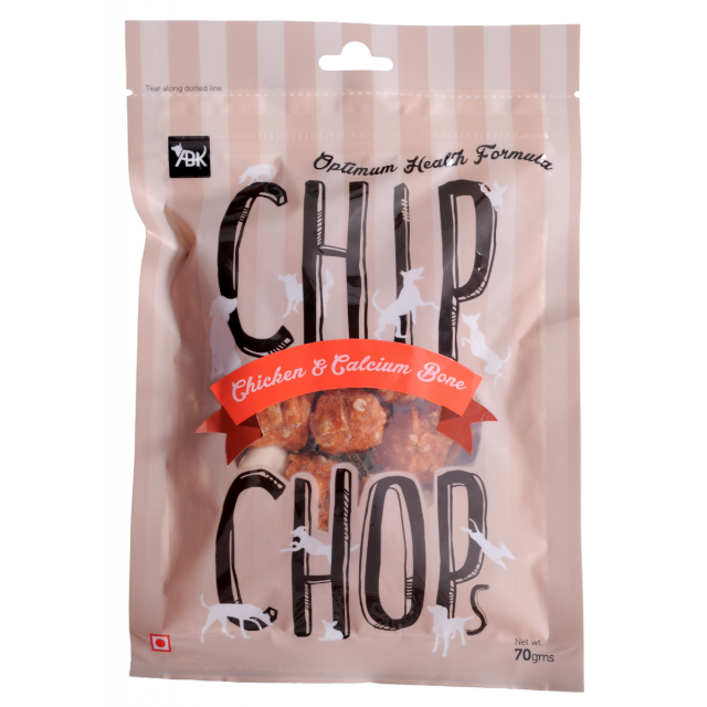 Chip Chops Chicken & Calcium Bone Dog Meaty Treat - 70 gm