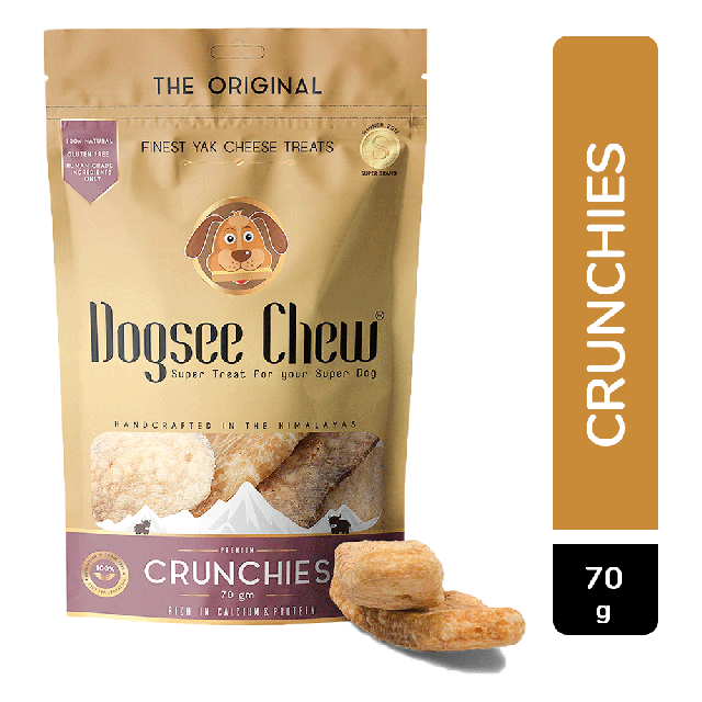 Dogsee Chew Crunchies Soft Dog Treat for Puppies and Small Dogs - 70 gm