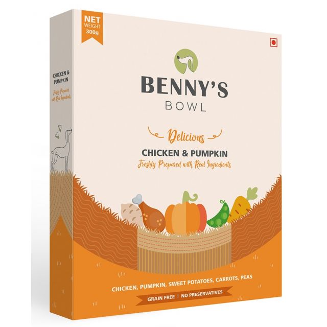 Benny's Bowl Chicken & Pumpkin Fresh Dog Food-Pack Of  1