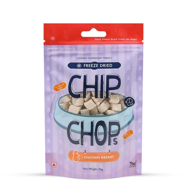 Chip Chop Freeze Dried Chicken Breast Dog Treat - 35gm 