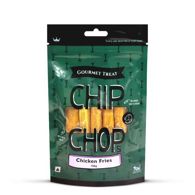 Chip Chops Chicken Fries Dog Meaty Treat - 100 gm