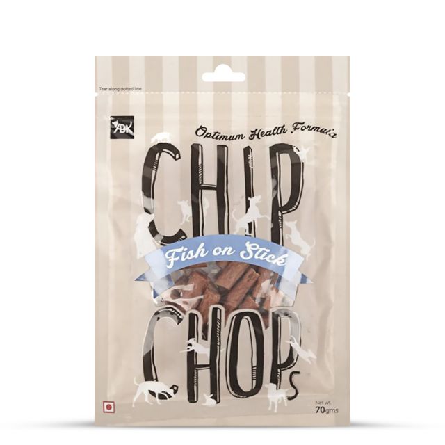 Chip Chops Fish on Stick Dog Meaty Treat - 70 gm