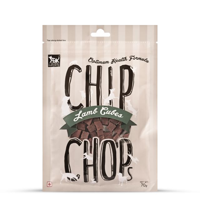 Chip Chops Lamb Cubes Dog Meaty Treat - 70 gm