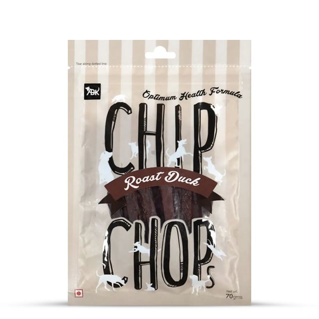 Chip Chops Roast Duck Strips Dog Meaty Treat - 70 gm