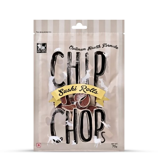 Chip Chops Sushi Rolls dog Meaty Treat - 70 gm