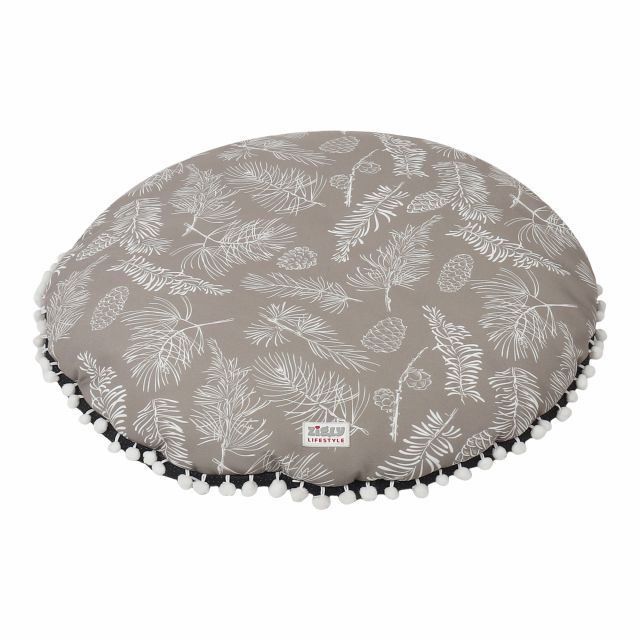 ZL Leaflet Cozy Circular Pet Mat-S