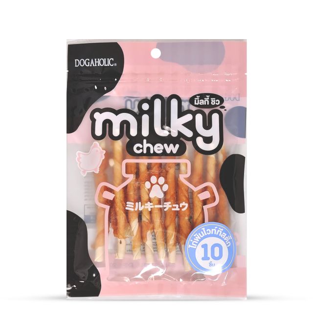Dogaholic Milky Chew Chicken Stick Dog Treat - 10 pieces