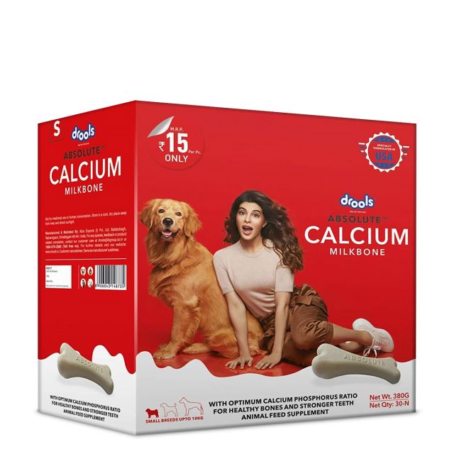 Drools Absolute Calcium Milk Bone Small Breed Dog Treat Carton - 30 Bones
