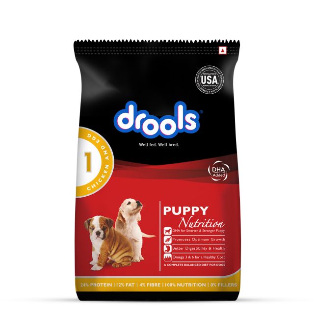 Drools Chicken and Egg Puppy Dog Food-10 kg
