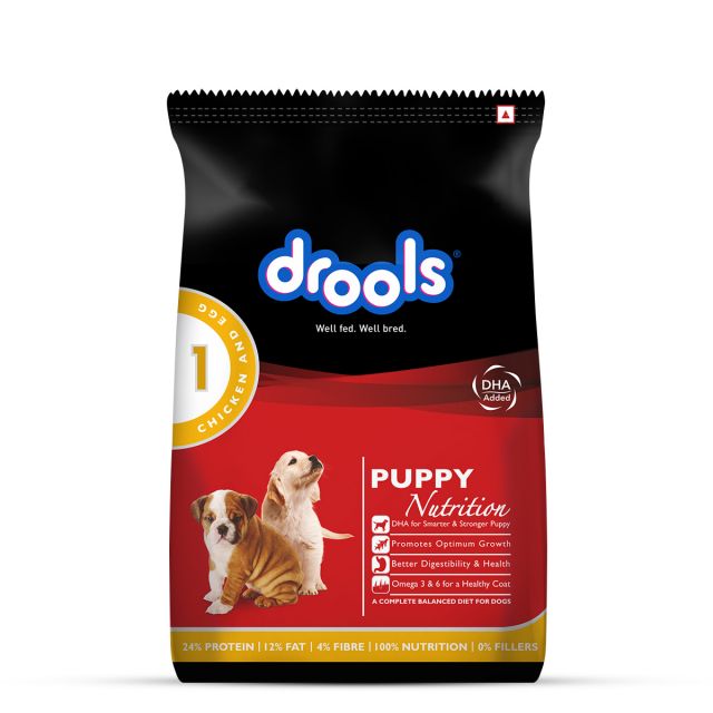 Drools Chicken and Egg Puppy Dog Food-10 kg