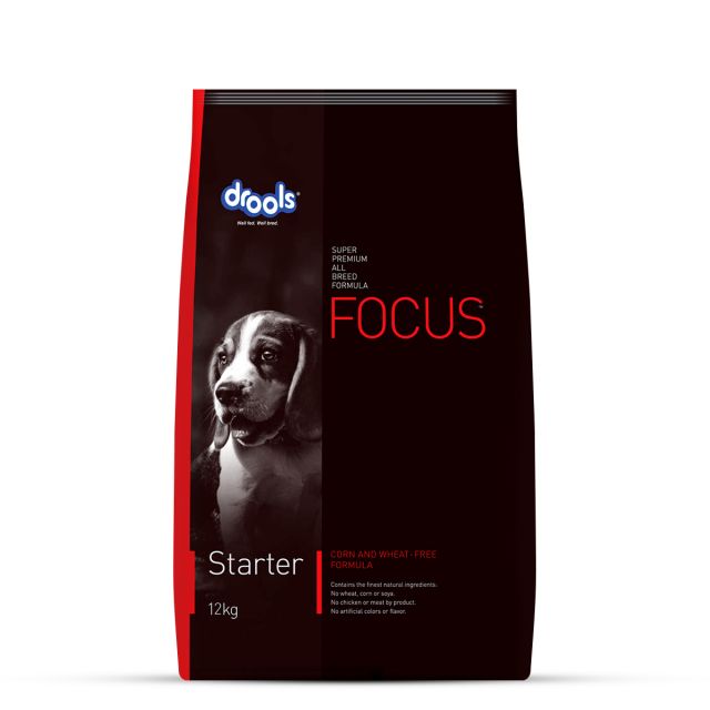 Drools Focus Starter All Breed Puppy Dry Food -12kg