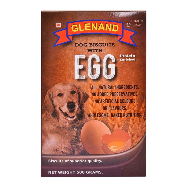 Glenand Egg Dog Biscuits - 500 gm
