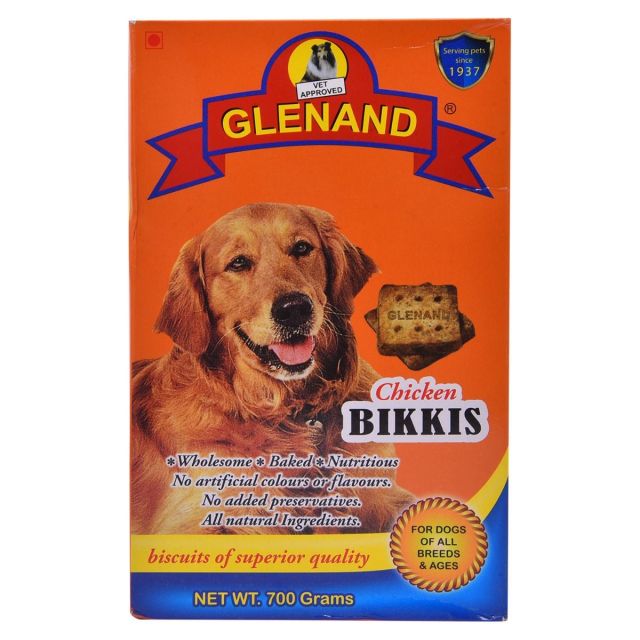 Glenand Chicken Bikkis Dog Biscuit - 700 gm
