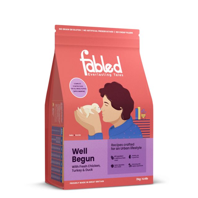 Fabled Well Begun With Fresh Chicken, Turkey &amp; Duck Starter Food-2 kg