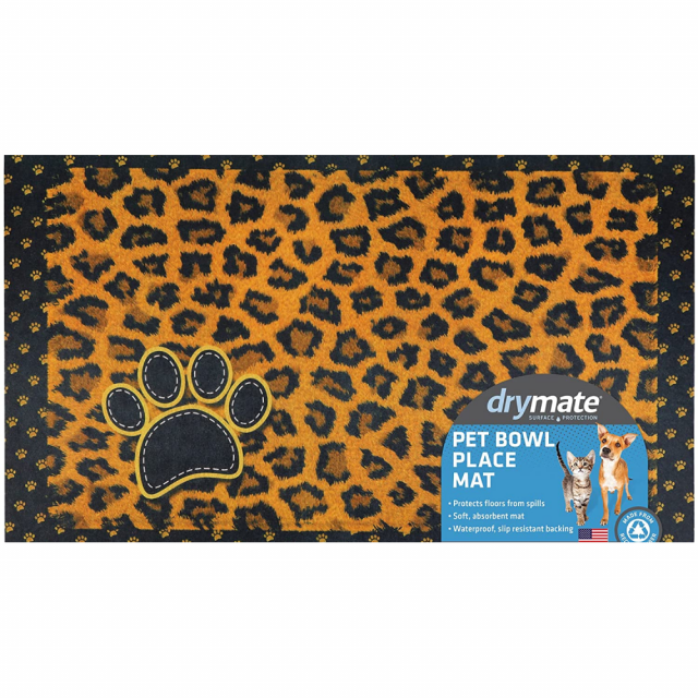 Drymate Leopard Dog Bowl Place Mat