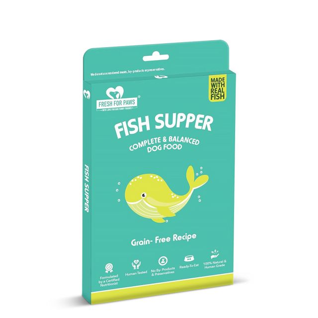 Fresh For Paws Fish Supper Fresh Dog Food-100 gm