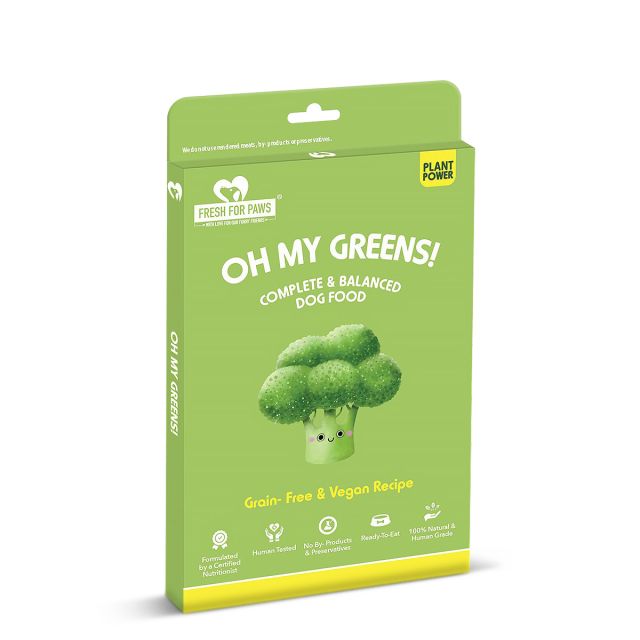 Fresh For Paws Oh My Green Wet Dog Food-100 gm