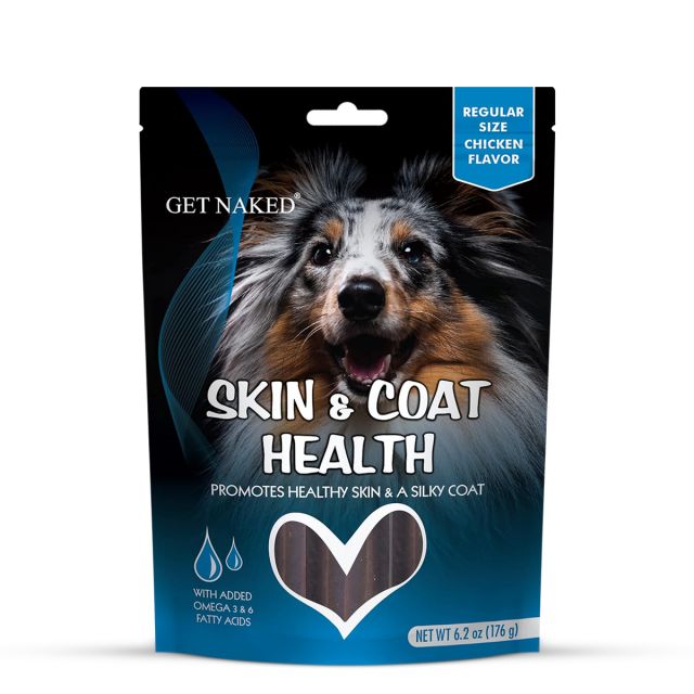 \Get Naked Skin& Coat Health Dog Meaty Treat - 176 gm