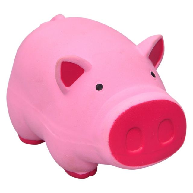 Glenand Latex Stuffed Grunter Cuty Pig Dog Toy - 17.5 cm