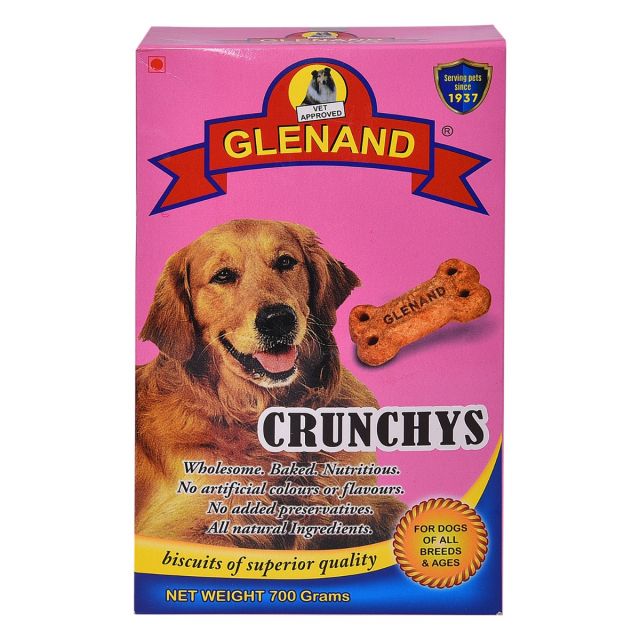 Glenand Dog Crunchies Dog Biscuits - 700 gm