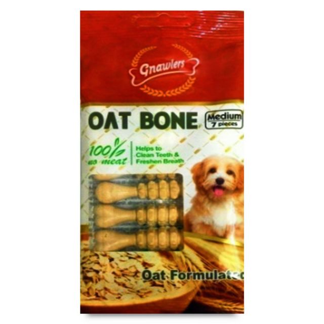 Gnawlers Oatbone 7 in 1 Dog Treat - 60 gm (3")