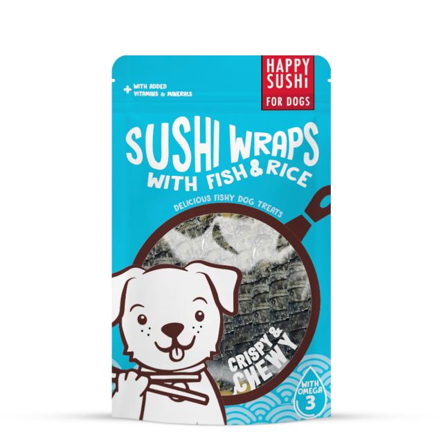 Imaginelles Happy Sushi Wraps Fish & Rice 12 Pieces 132 gm