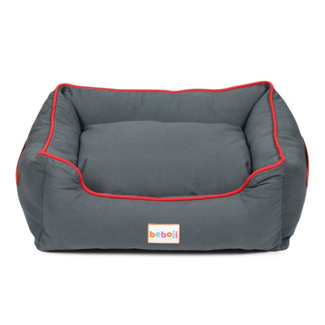 beboji Charcoal Grey Bed for Dogs - L