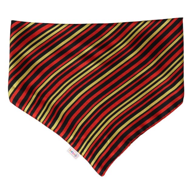 beboji Shiny Multi Stripe Bandana for Dogs-S