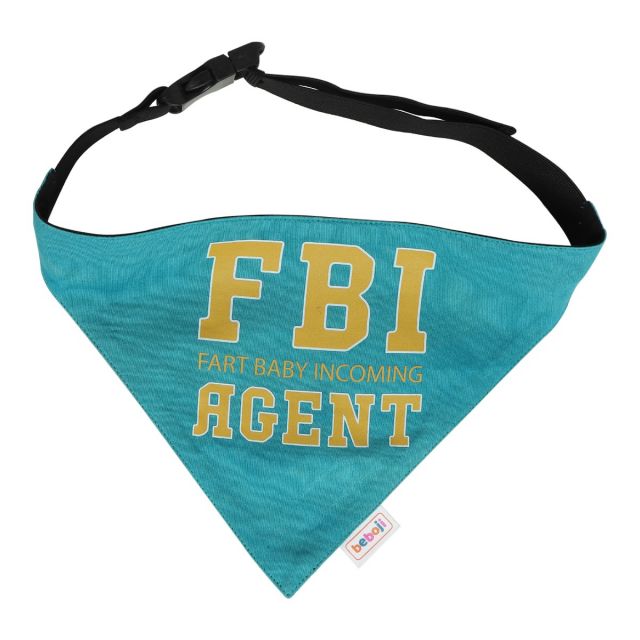 beboji F.B.I. Agent Bandana for Dogs-S