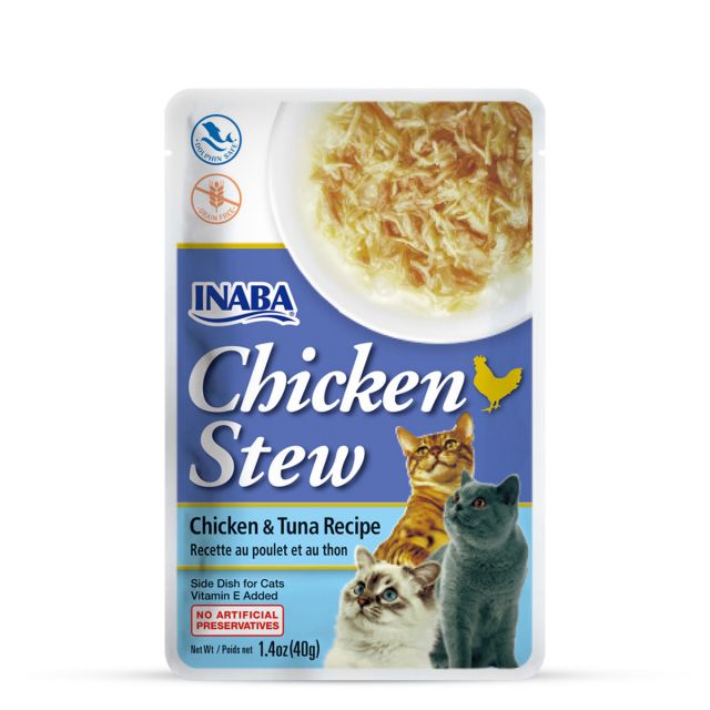 Inaba Chicken Stew Chicken n Tuna Recipe Wet Cat Food - 40 gm