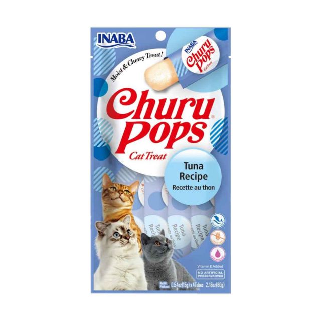 Inaba Churu Churu Pops Tuna Cat Treat - 60 gm