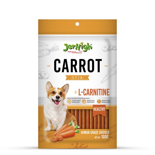 JerHigh Carrot Dog Meaty Treat - 100 gm