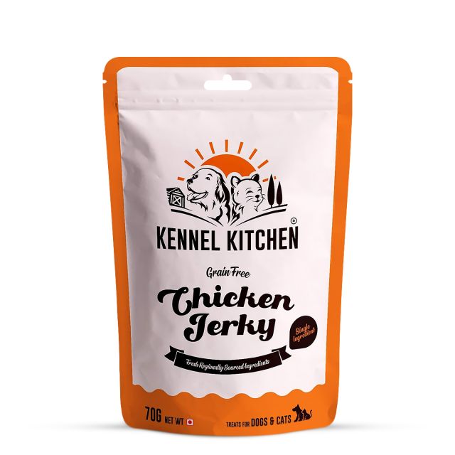 Kennel Kitchen Air Dried Chicken jerky Dog/Cat Meaty Treat - 70 gm