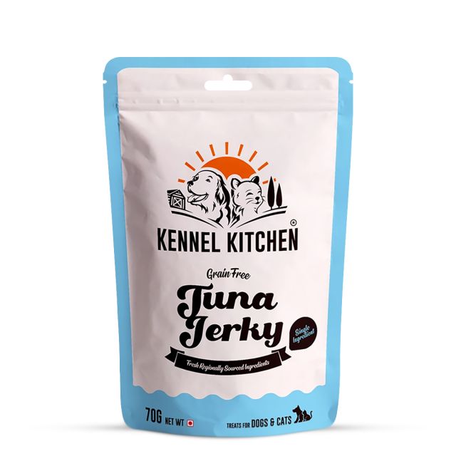Kennel Kitchen Air Dried Tuna Fish Jerky Dog/Cat Meaty Treat - 70 gm