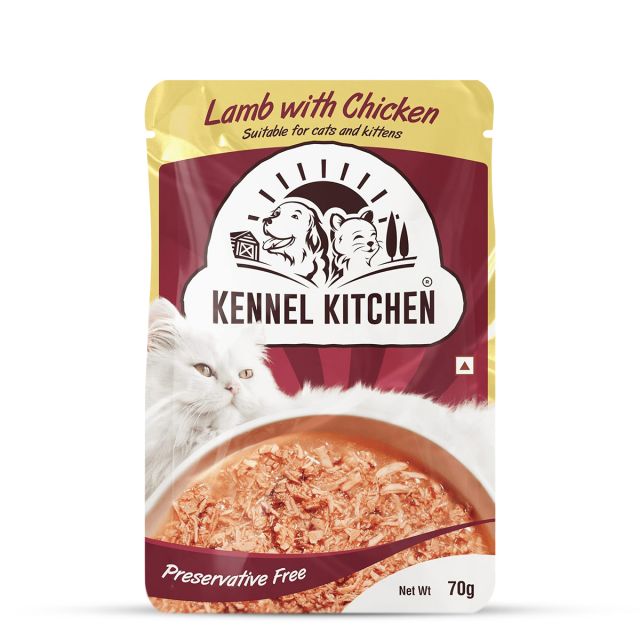 Kennel Kitchen Lamb with Chicken in Gravy Wet Cat Food