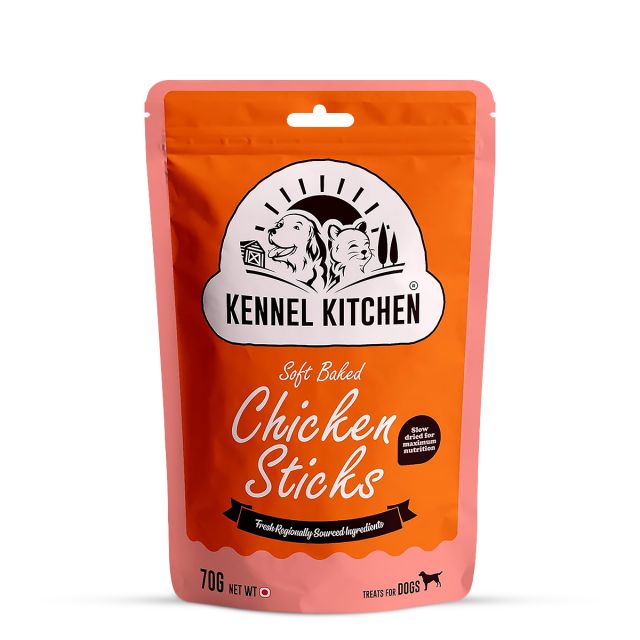 Kennel Kitchen Soft baked Chicken Stick Dog Meaty Treat - 70 gm