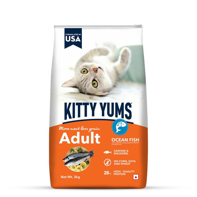Kitty Yums Adult Dry Cat Food-3 Kg