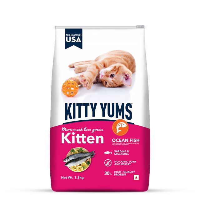 Kitty Yums Kitten Dry Food-1.2 Kg